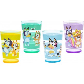 Plastic Cups with Variety Artwork, Fun Drinkware is Perfect for Kids