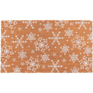 KAF Home New Coir Doormat with Heavy-Duty, Weather Resistant