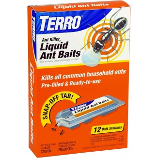 TERRO T300B Liquid Ant Killer, 12 Bait Stations