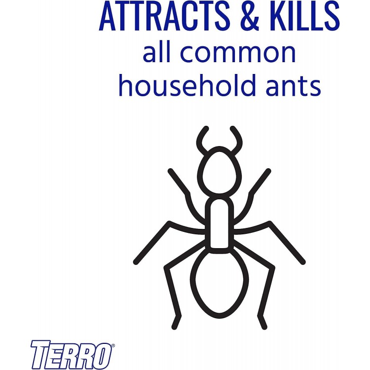 TERRO T300B Liquid Ant Killer, 12 Bait Stations