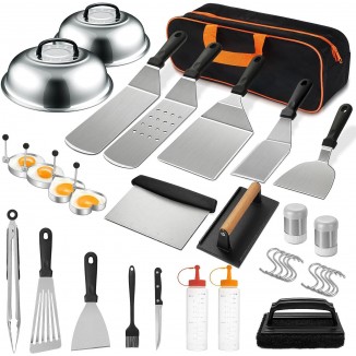 35PCS Griddle Accessories Kit, Flat Top Grill Accessories Set for Blackstone and Camp Chef