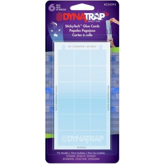 DynaTrap Replacement StickyTech Glue Cards for Flylight Indoor Plug-In