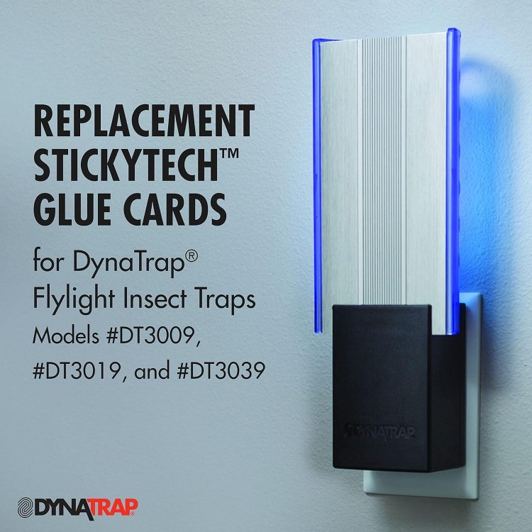 DynaTrap Replacement StickyTech Glue Cards for Flylight Indoor Plug-In