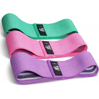 CFX Resistance Bands Set, Exercise Bands with Non-Slip Design for Hips & Glutes