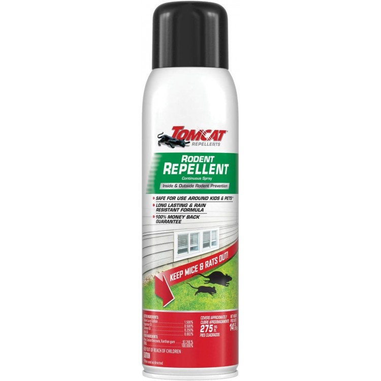 Tomcat Rodent Repellent for Indoor and Outdoor Mouse and Rat Prevention