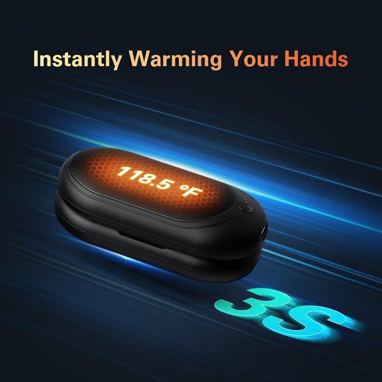 BUG HULL Hand Warmers Rechargeable 2 Pack, 16 Hours Heating Portable