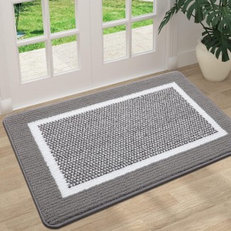 Colorxy Indoor Door Mat, Non-Slip Absorbent Resist Dirt Entrance Mat, 32''x20''