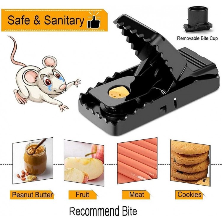 Feeke Mouse Traps, Mice Traps for House,Indoor Quick Effective Sanitary Safe