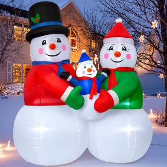 Outdoor Christmas Decoration with Built-in LED for Outside, Holiday Lawn