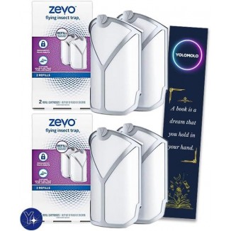 Bundle Zevo Flying Insect Trap Refill Kit NO Device