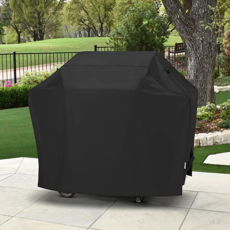 SunPatio Grill Cover , Outdoor Heavy Duty Waterproof Barbecue Gas Cover