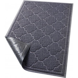 LuxStep Indoor Outdoor Doormat, Durable Trap Dirt and Dust Front Door Welcome Mat