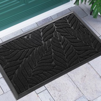 Yimobra Door Mats Outdoor Indoor, Heavy Duty Non Slip Welcome Mats for Front Door