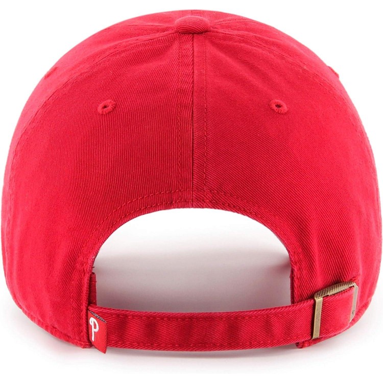 MLB Philadelphia Phillies '47 Clean Up Adjustable Hat, Red, One Size