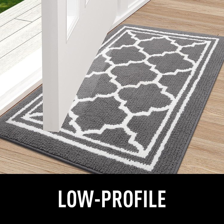 Buganda Indoor Door Mat, Resist Dirt and Absorbent Entrance Mat, Anti-Slip