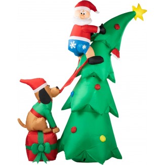 Hioasis Christmas Inflatable Decorations for Christmas/Party/Yard