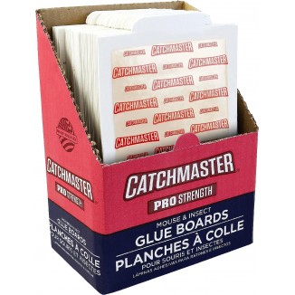 Catchmaster Pro Strength Mouse & Insect Glue Boards 60pk Traps Indoor for Home