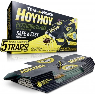 HOY HOY Trap A Roach - Bait Glue Traps,Sticky Pest Control Trap, Roach Killer