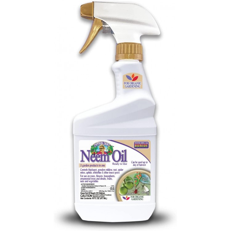  Multi-Purpose Fungicide, Insecticide and Miticide for Organic Gardening