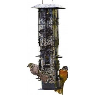 Perky-Pet 336-1SR Squirrel-Be-Gone Bird Feeder with Weight-Activated Perches