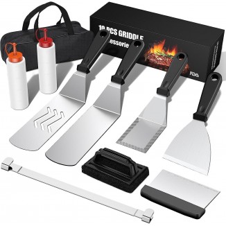 Blackstone Griddle Accessories Kit,10PCS Flat Top Grill Accessories Set