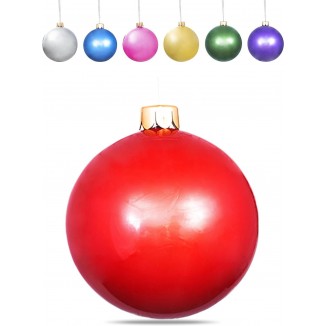 Inflatable Oversized Ornaments Jumbo Christmas Balls 18 or 30 inche