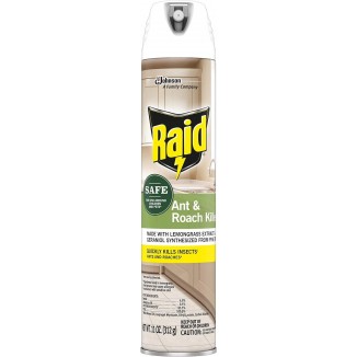 Raid Ant and Roach Killer, Aerosol Spray with Essential Oils 11 Ounce 