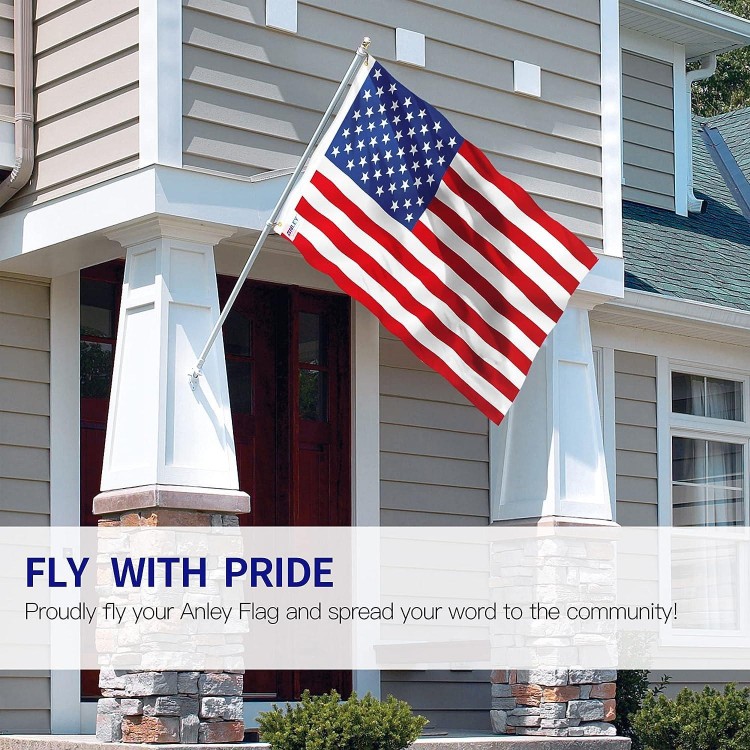 Anley Fly Breeze American US Flag - Vivid Color and UV Fade Resistant