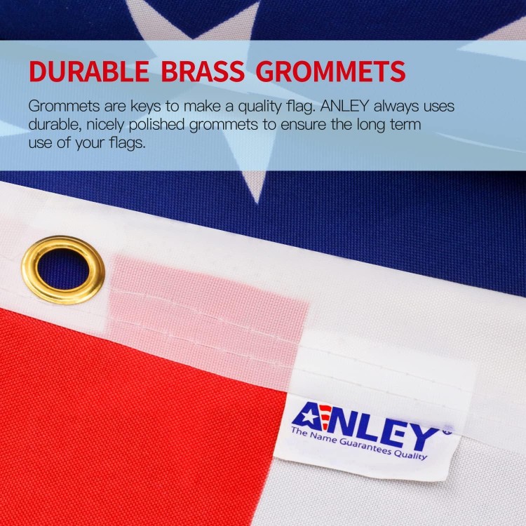 Anley Fly Breeze American US Flag - Vivid Color and UV Fade Resistant