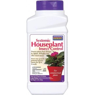 Bonide Systemic Houseplant Insect Control, 8 oz Ready-to-Use Granules for Indoors and Outdoors