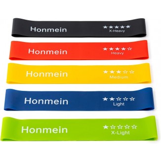 Honmein Resistance Bands for Working Out,Exercise Bands Resistance Levels Fit