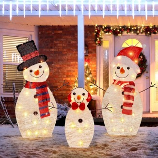 ATDAWN Outdoor Lighted Christmas Yard Decorations