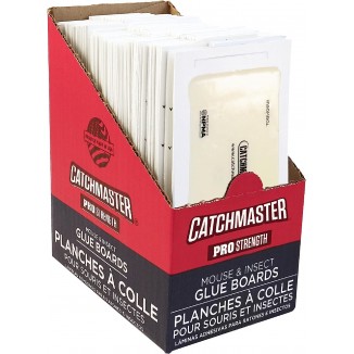 Catchmaster Mouse and Insect Glue Boards, 75-Pack Mouse Traps Indoor for Home