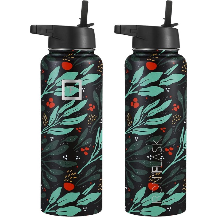 IRON °FLASK Sports Water Bottle Double Walled, Insulated Thermos, Metal Canteen