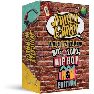 Lyrically Correct 90's and 2000's Hip Hop and R & B Trivia Card Game