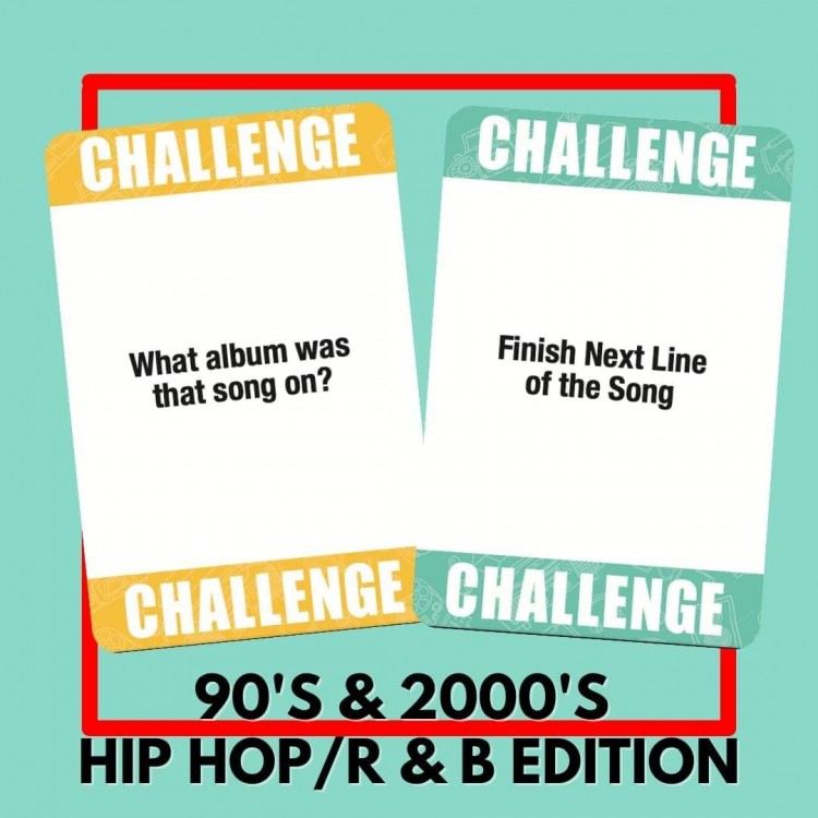 Lyrically Correct 90's and 2000's Hip Hop and R & B Trivia Card Game