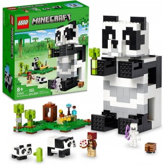 LEGO Minecraft The Panda Haven 21245,Great Gift Idea for Ages 8 and Up