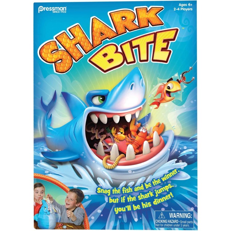 Shark Bite -- Roll the Die and Fish for Colorful Sea Creatures Before