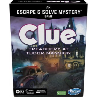 Clue Board Game Treachery at Tudor Mansion, Escape Room Game