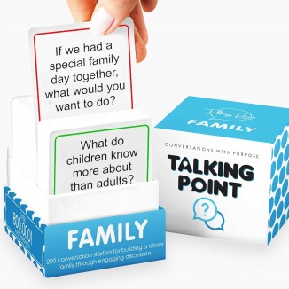 200 Conversation Cards - Great for Dinner Table & Road Trips