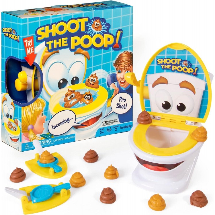 Funny Family Game-Fast and Frenzied Flushing Poop Game with Fun Sounds