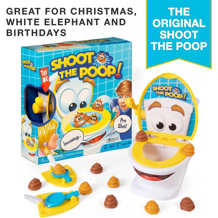 Funny Family Game-Fast and Frenzied Flushing Poop Game with Fun Sounds