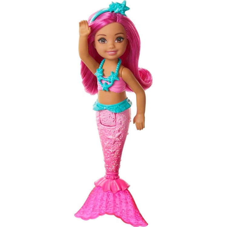 Barbie Dreamtopia Chelsea Mermaid Doll, 6.5-inch