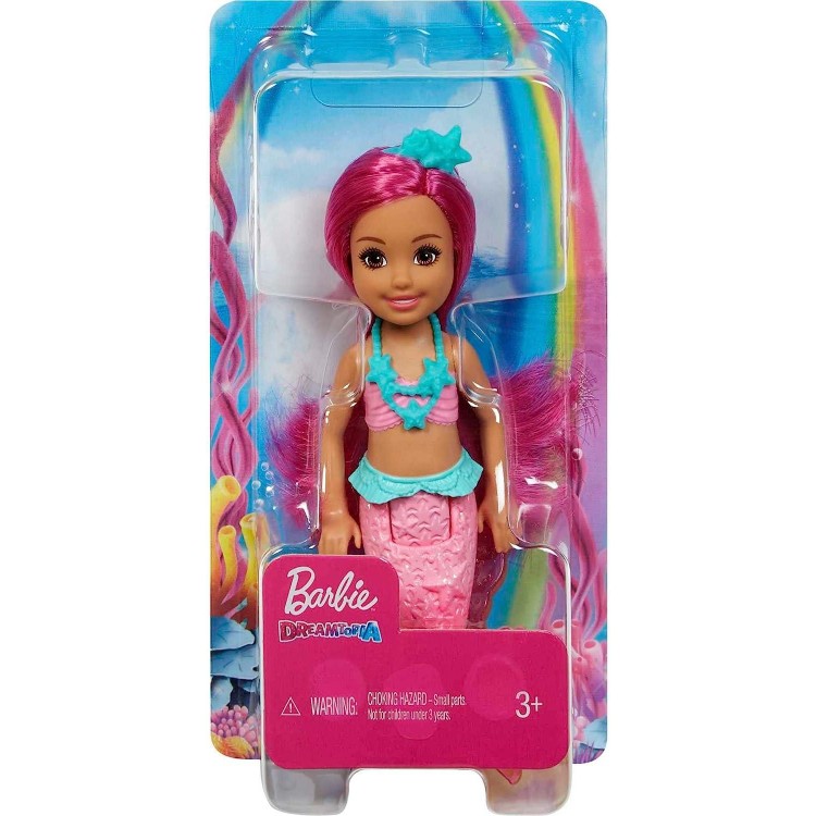 Barbie Dreamtopia Chelsea Mermaid Doll, 6.5-inch