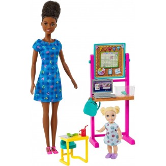 Barbie Teacher Doll ,Toddler Doll , Flip Board, Laptop, Backpack