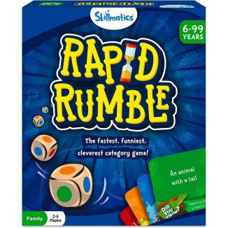 Board Game Rapid Rumble, Fun for Family Game Night, Educational Toy