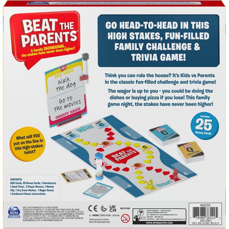 Beat The Parents Classic Family Trivia Game, for Ages 6 and up