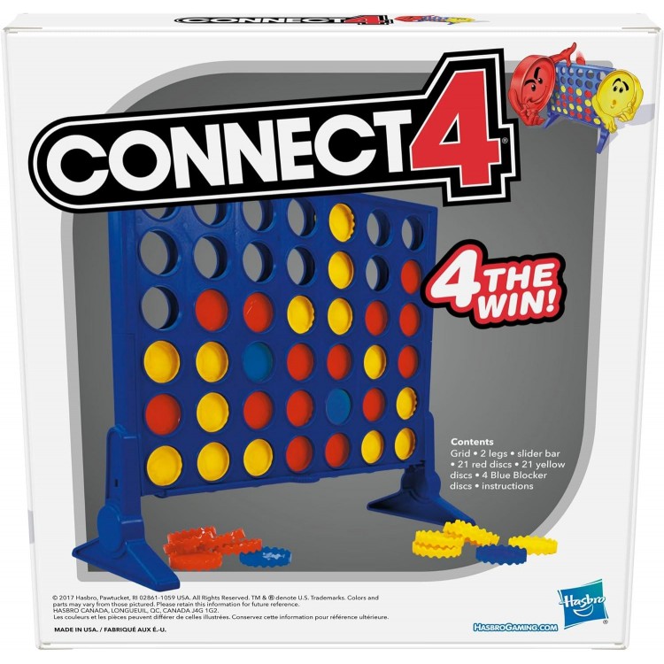 Hasbro Gaming Connect 4 Strategy Board Game for Ages 6 and Up