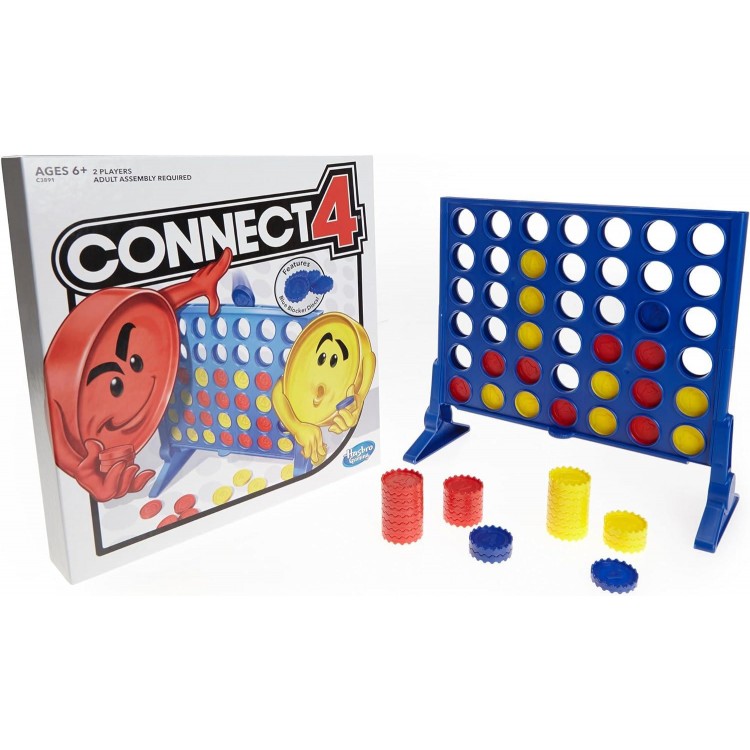 Hasbro Gaming Connect 4 Strategy Board Game for Ages 6 and Up