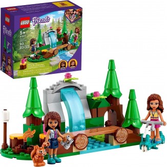 LEGO Friends Forest Waterfall Camping Adventure Set, Building Toys